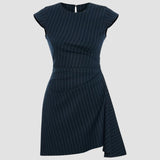 PINSTRIPE MINI DRESS