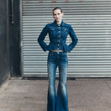 FLARE DENIM PANTS