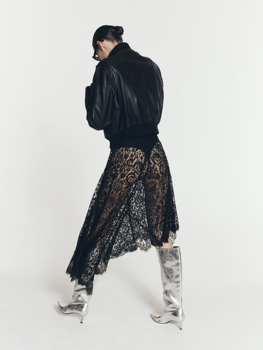 LACE PATCHWORK SKIRT
