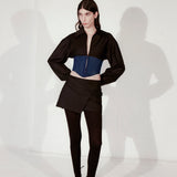 NINA BLAZER IN NAVY BLUE