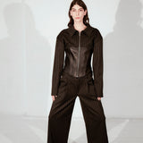 MAGDA IN PINSTRIPE