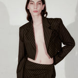ARIANA BLAZER IN PINSTRIPE