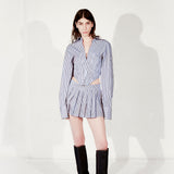 NINA SHIRT IN PINSTRIPE