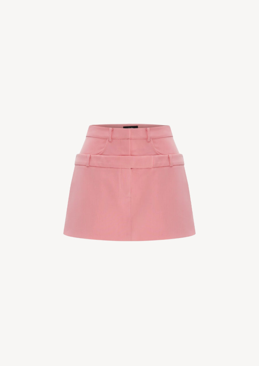 DOUBLE WAISTED PINK SKIRT