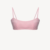 DENIM BRALETTE BABY PINK