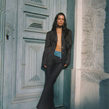 PINSTRIPE ROSE BLAZER