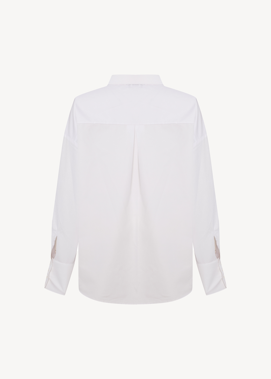 CUFF COLLAR BOYFRIEND SHIRT