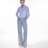 SIDE CHICK PANTS IN BLUE