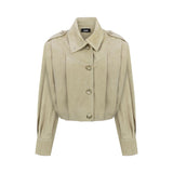 MEL SUEDE REAL LEATHER JACKET