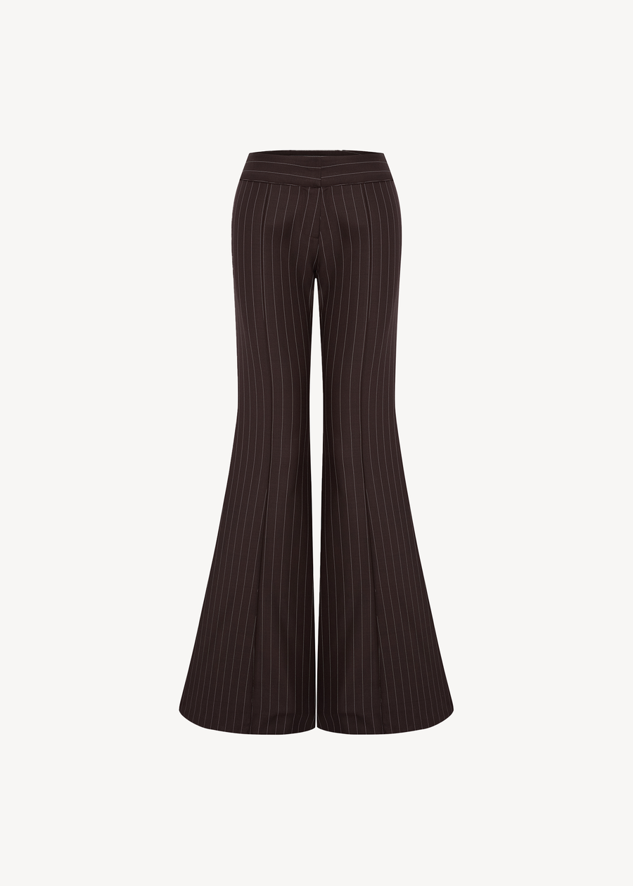 PINSTRIPE FLARED PANTS