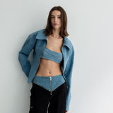 LOLA DENIM BRALETTE