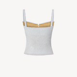 LACE TANK TOP IN WHITE