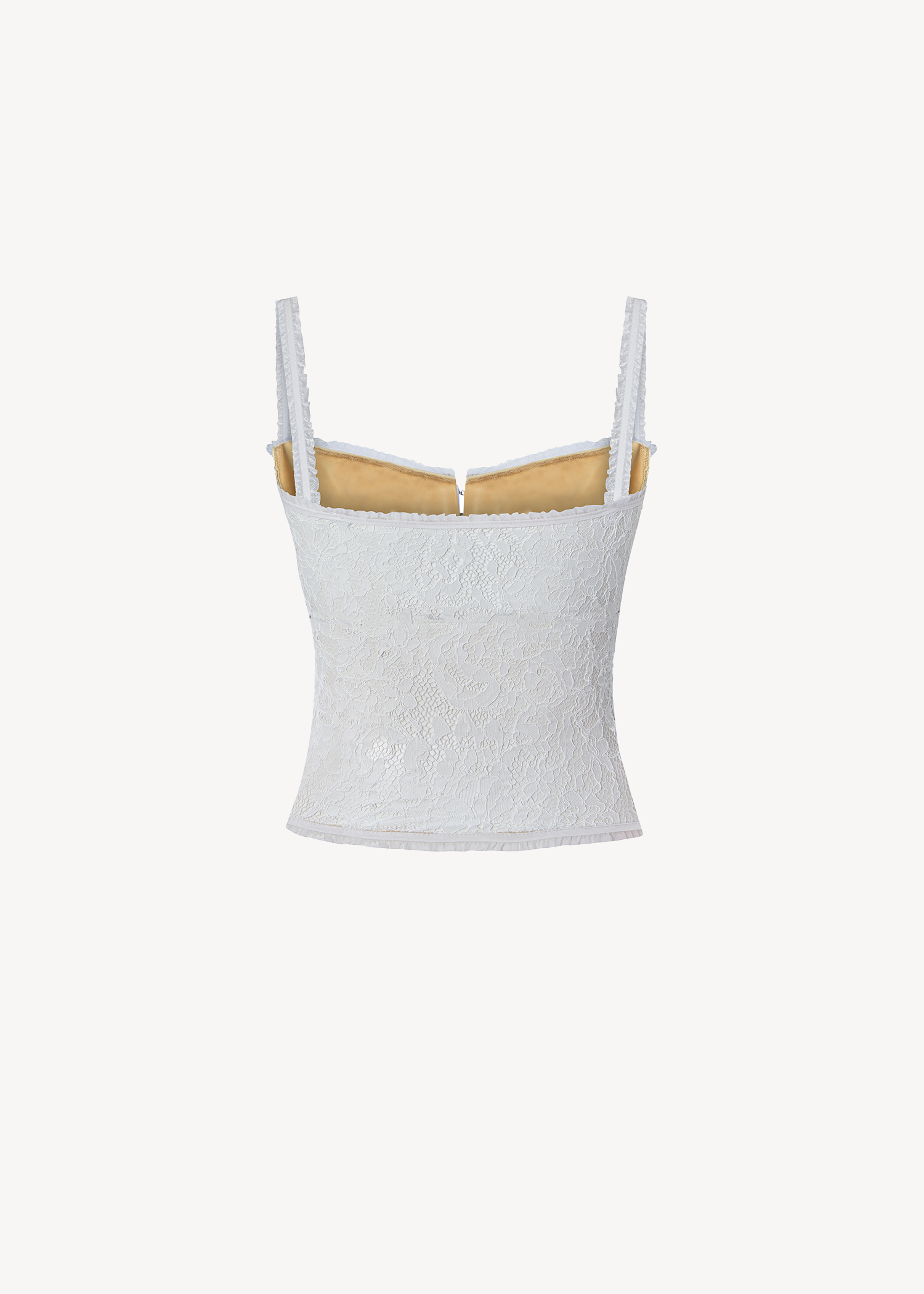 LACE TANK TOP IN WHITE