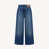 LOW-RISE DENIM PANTS