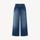 LOW-RISE DENIM PANTS