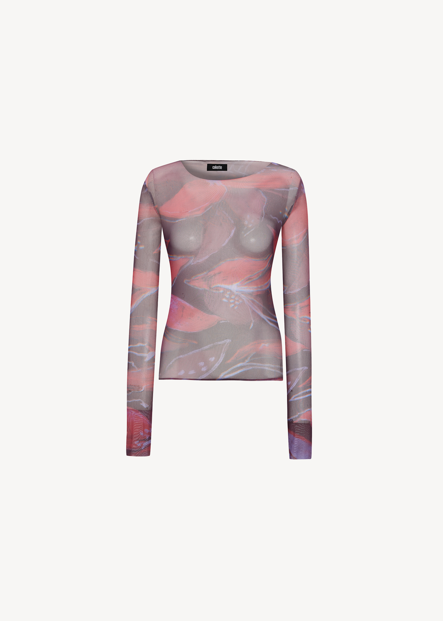 LILY MESH LONG SLEEVE SHIRT