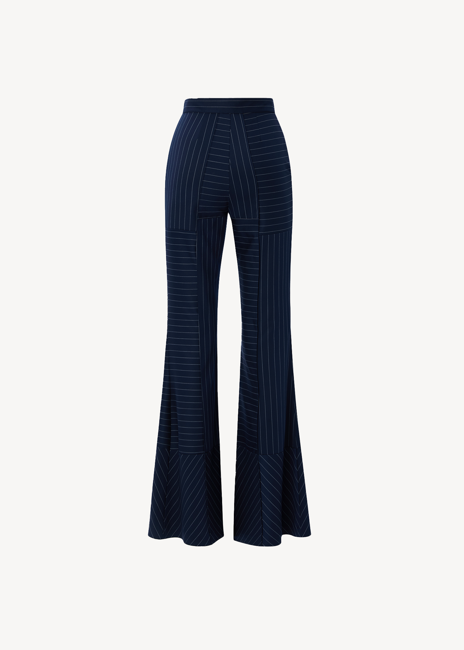 PATCHWORK FLARED PANTS