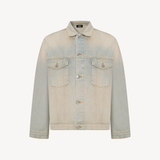 BOYFRIEND DENIM JACKET IN ASH