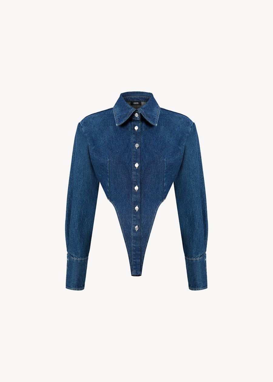 DENIM BODYSUIT