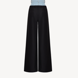 THE NEW DOUBLE WAISTED PANTS IN SKY BLUE