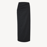 HANDE SKIRT IN PINSTRIPE