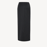 HANDE SKIRT IN PINSTRIPE