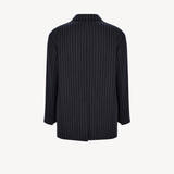 BOYFRIEND BLAZER IN PINSTRIPE