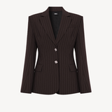 PINSTRIPE ROSE BLAZER