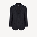 BOYFRIEND BLAZER IN PINSTRIPE