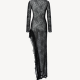 SLIT LACE DRESS