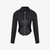 MAGDA IN PINSTRIPE
