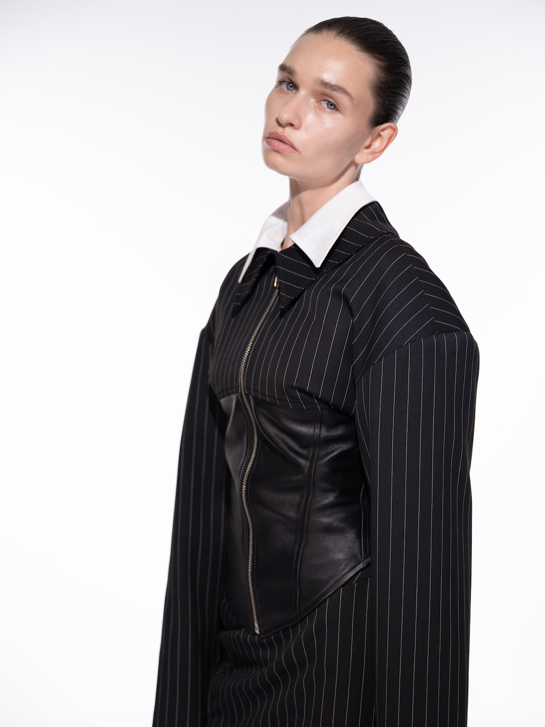 MAGDA IN PINSTRIPE