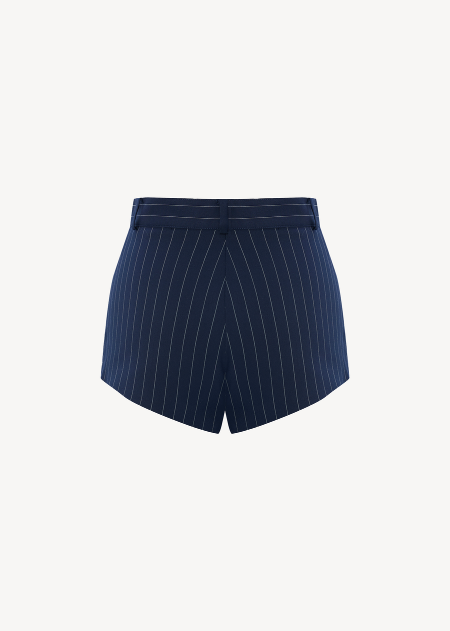 PINSTRIPE MICRO SHORTS