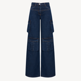 MIDNIGHT CARGO PANTS IN NAVY