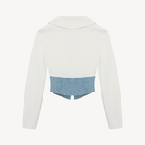 NINA BLAZER IN WHITE
