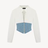 NINA BLAZER IN WHITE