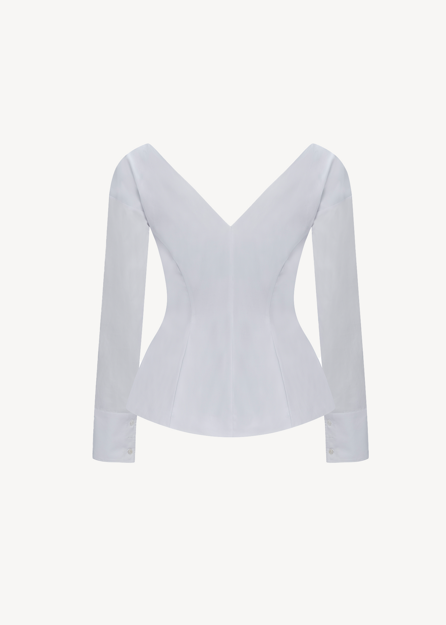 OFF-SHOULDER SHIRT