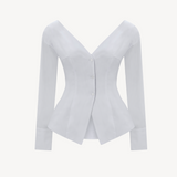 OFF-SHOULDER SHIRT