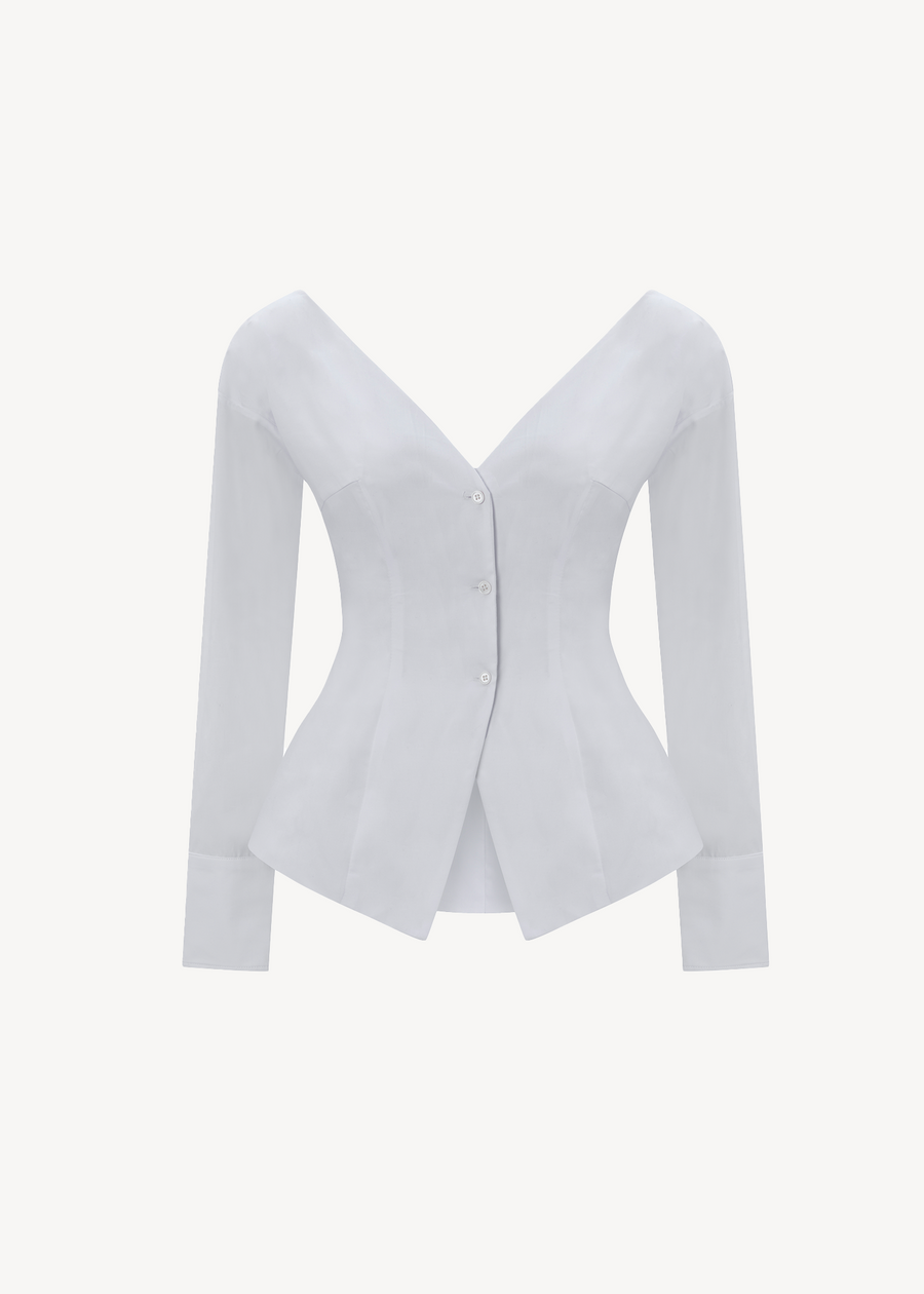 OFF-SHOULDER SHIRT