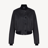 LEATHER BOMBER JACKET