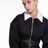 MAGDA IN PINSTRIPE