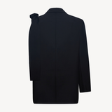 SINGLE SLEEVE BLAZER W/ BOW