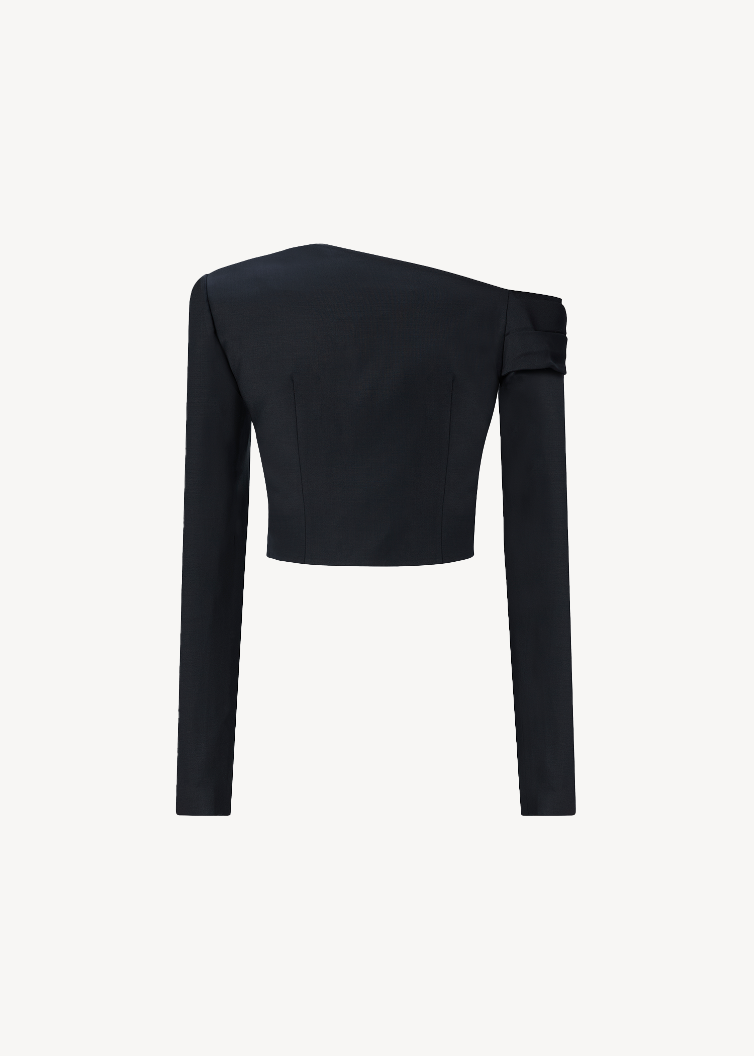 CROPPED ASYMMETRIC MINI BLAZER